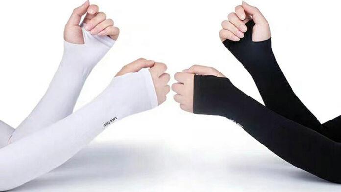 ساق دست ورزشی فینگردار Let’s Slim